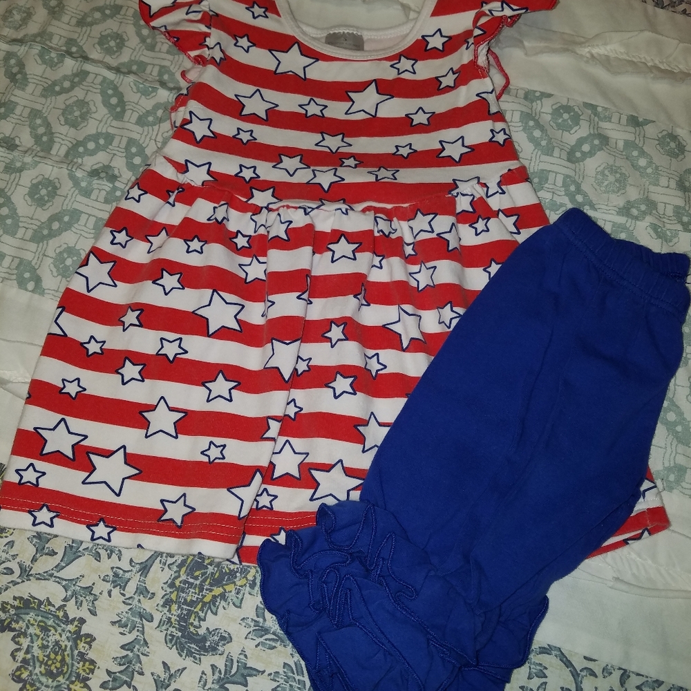 Boutique patriotic outfit